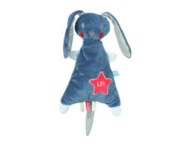 lief! knuffel konijn dark blue