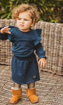 Kristy Blue Wing Teal Aop